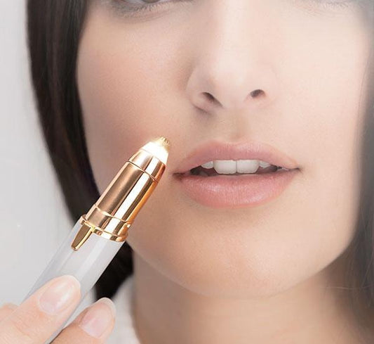 Depiladora facial de precisión con luz LED