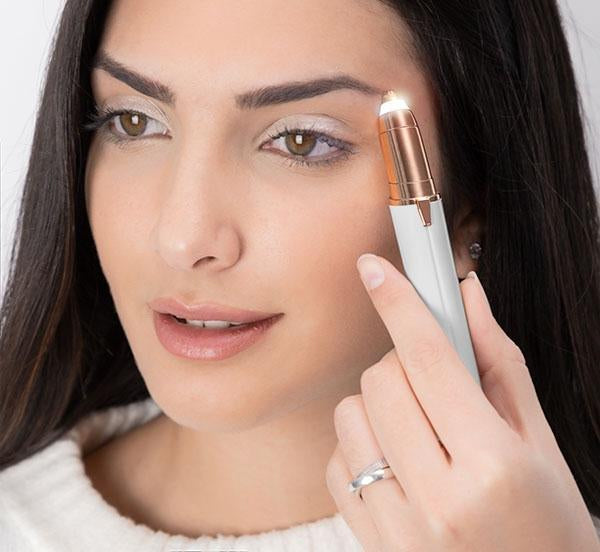 Depiladora facial de precisión con luz LED